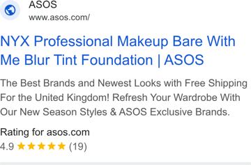 ASOS ad — Best brands and newest looks with free UK shipping