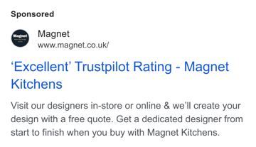 Magnet ad — Free design quote from dedicated designer