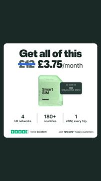 Honest Mobile ad — Get all this for just £3.75 a month