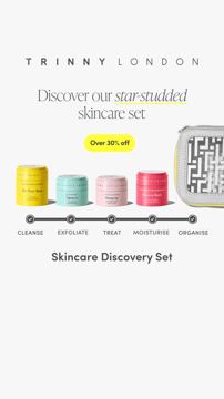 Trinny London ad — Discover our star-studded skincare set, over 30% off