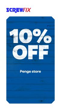 Screwfix ad — Get 10% off at Penge store, say SOCIAL10