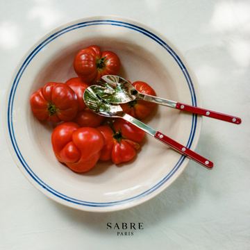 SABRE PARIS ad — Colourful cutlery that sets the tone for summer