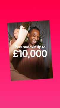 British Heart Foundation ad — Play and win up to £10,000 with BHF lottery