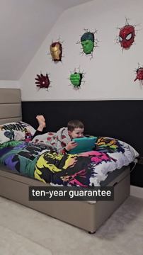 Simba ad — Customisable storage beds with free delivery and assembly