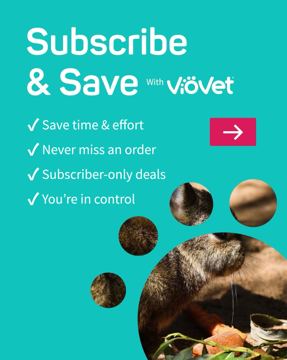 VioVet ad — Subscribe & Save on small pet essentials with VioVet