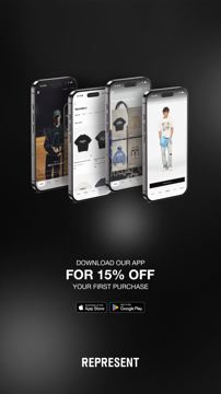 Represent ad — Download our app for 15% off your first purchase