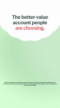 Zopa ad — The better-value free bank account people are choosing