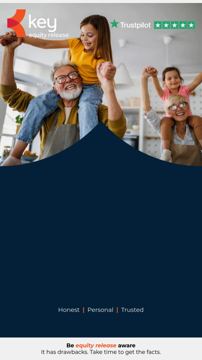 Key Equity Release ad — Unlock tax-free cash from your home with Key