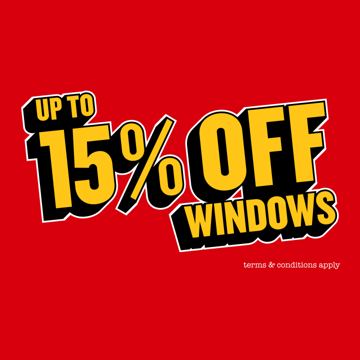 Safestyle ad — Up to 15% off windows from Safestyle