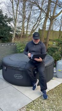 Supa Heater ad — Heat your hot tub for just £4 the SUPA way