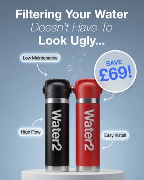 Water2 ad — Filtering your water doesn't have to look ugly