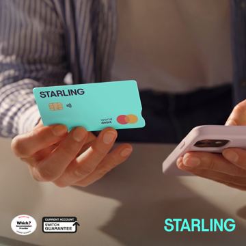Starling Bank ad — Best-in-class banking with no monthly fees