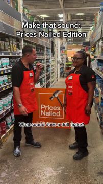 B&Q ad — Make that sound: Prices Nailed Edition