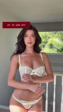 Lounge ad — Up to 60% off lingerie